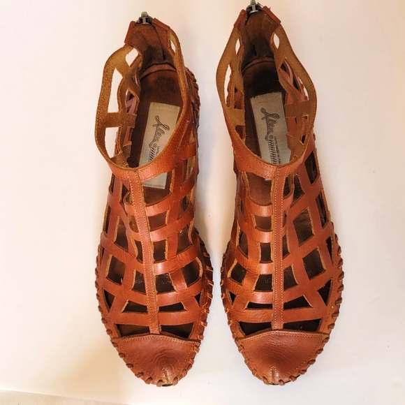 Alex Shoes - Alex Leather Cage Sandals